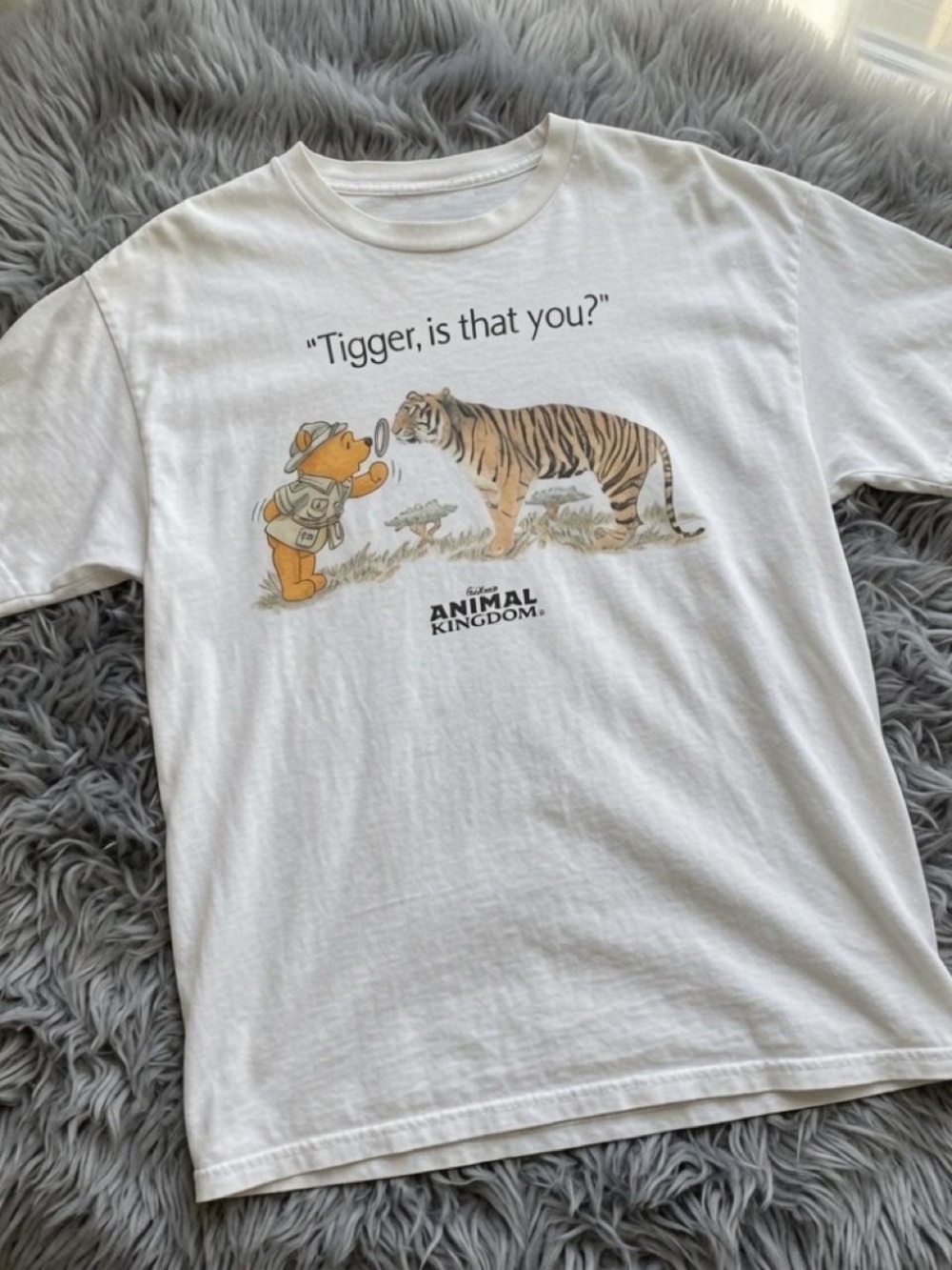 White Winnie the Pooh and Tigger T shirt